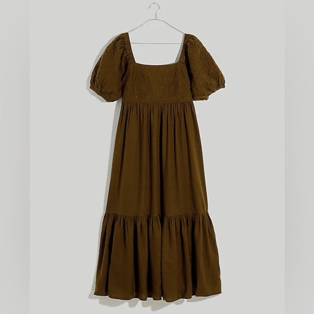 Madewell Tiered Midi Dress